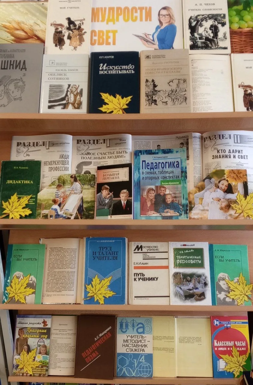 В  библиотеке ГАПОУ СО «ЭМТК» подготовлена книжная выставка «Мудрости свет», приуроченн...