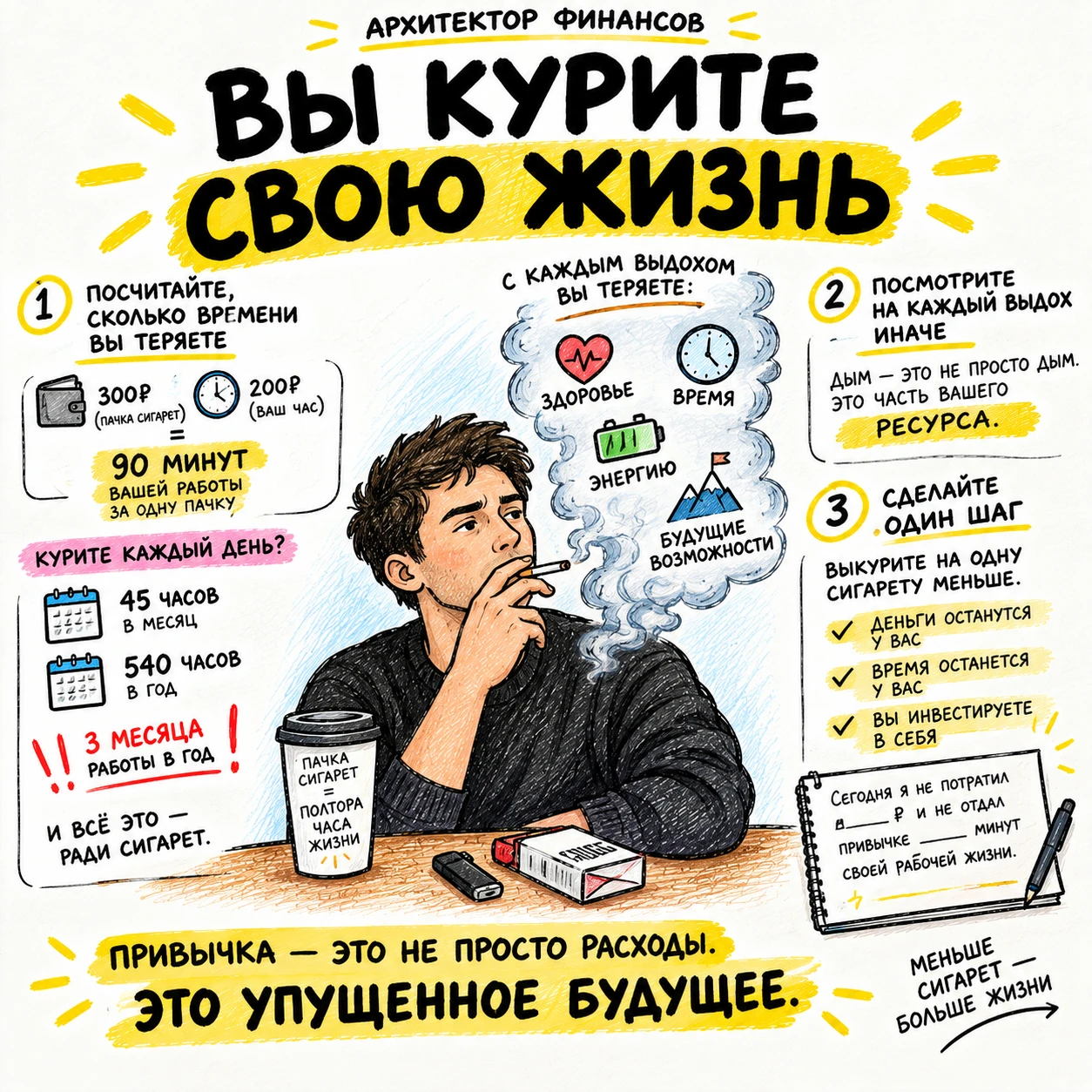 Иногда сигарета стоит гораздо дороже, чем написано на пачке.