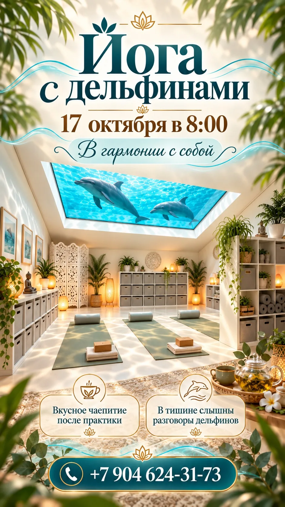 Рано-рано утром когда спят все кроме нас и дельфинов мы приглашаем в наше пространство ...