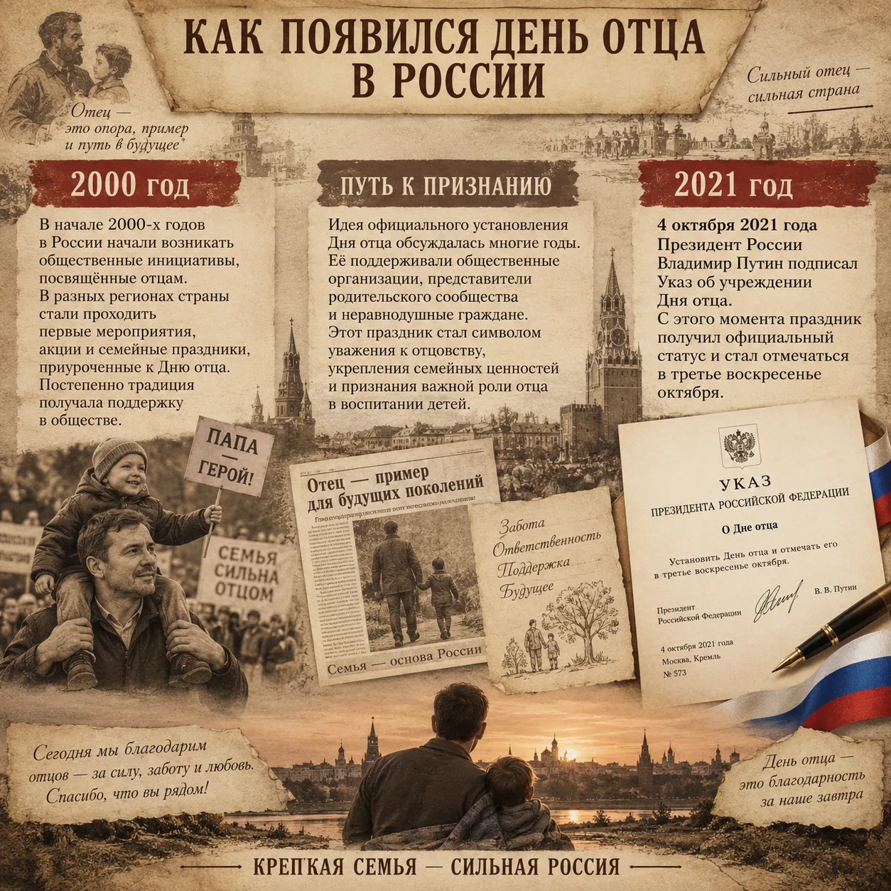 День отца: история и традиции праздника