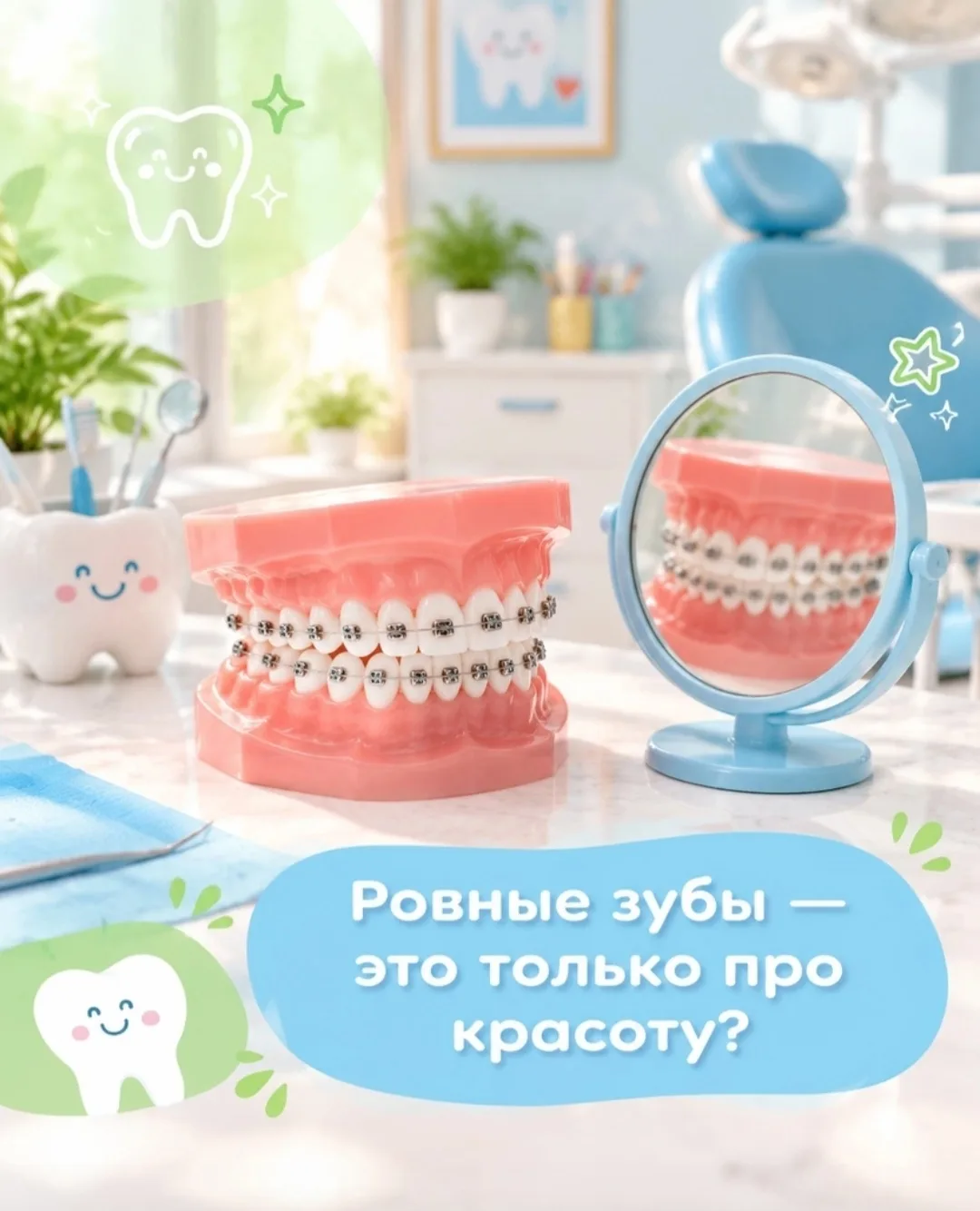 Многие родители думают: «Ну, кривоваты зубки, главное, что ребенок здоровый и умный!» �...