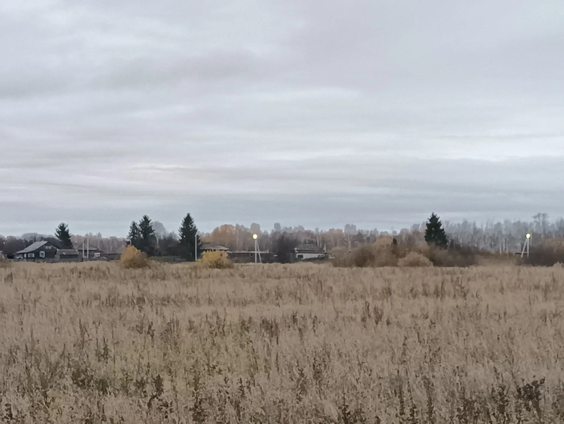 Осеннее утро в Сибири.