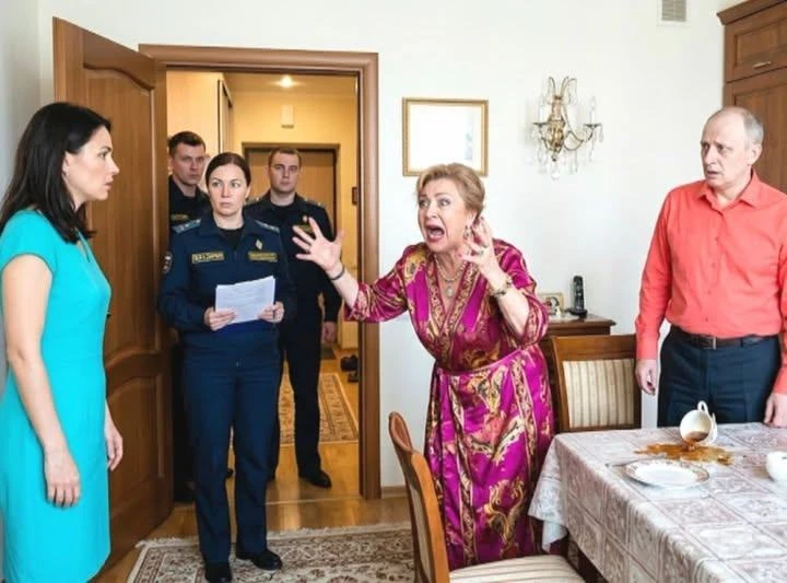 Муж тайком прописал племянника в моей квартире. Лицо свекрови, когда пришли приставы, н...