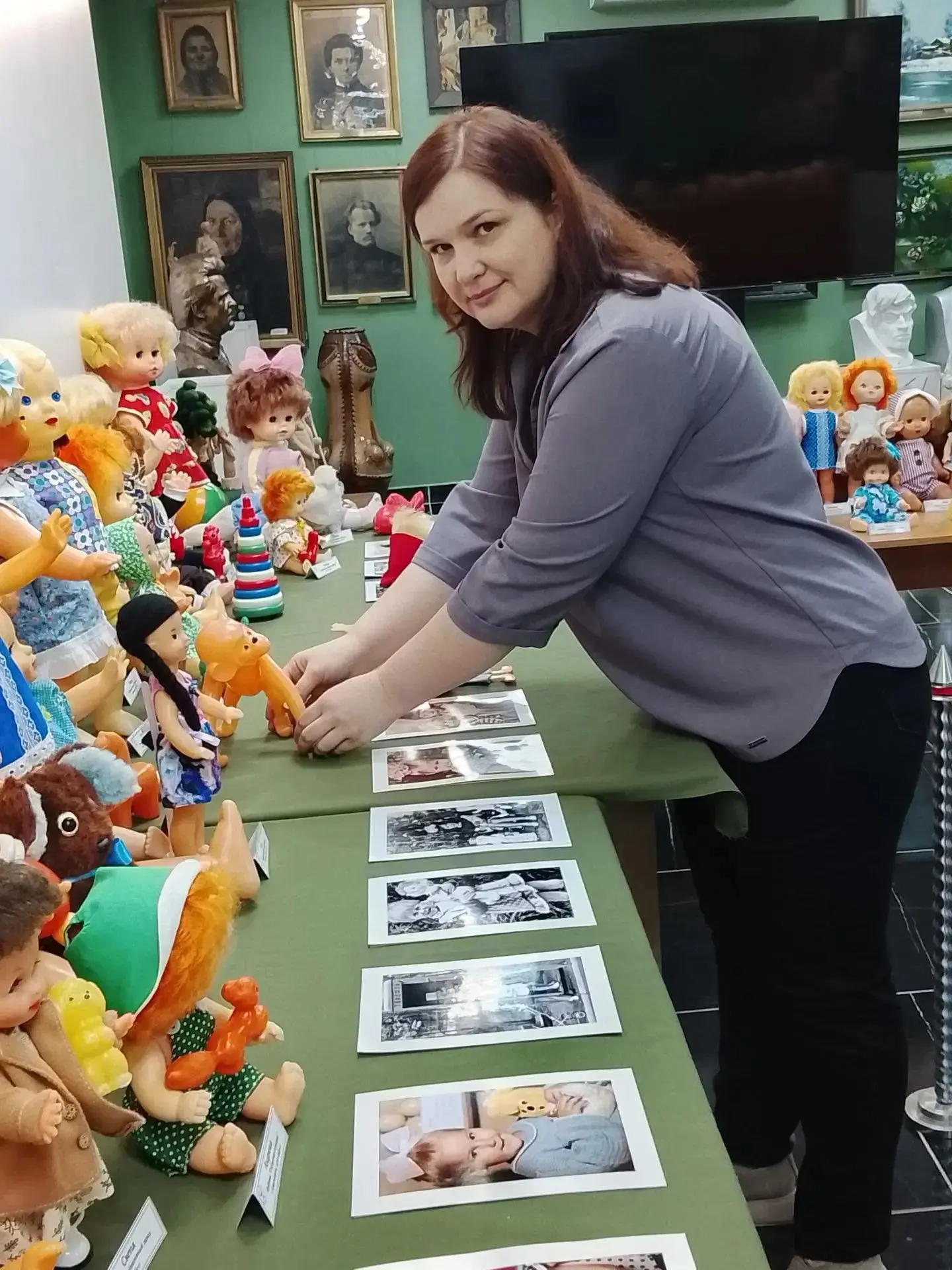 📢В Ливенском краеведческом музее сегодня состоялось открытие выставки кукол «Наше сове...