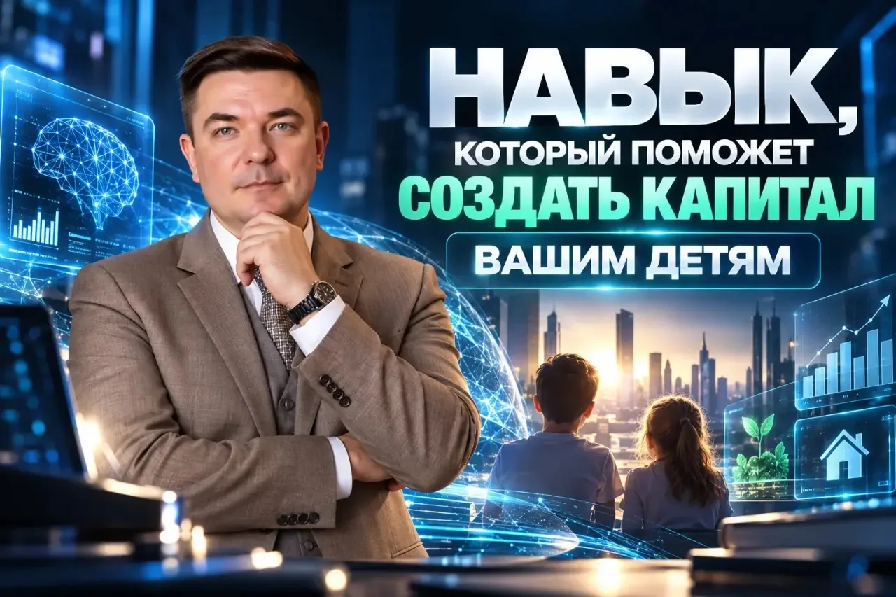 НАВЫК, КОТОРЫЙ ПОМОЖЕТ СОЗДАТЬ КАПИТАЛ ВАШИМ ДЕТЯМ