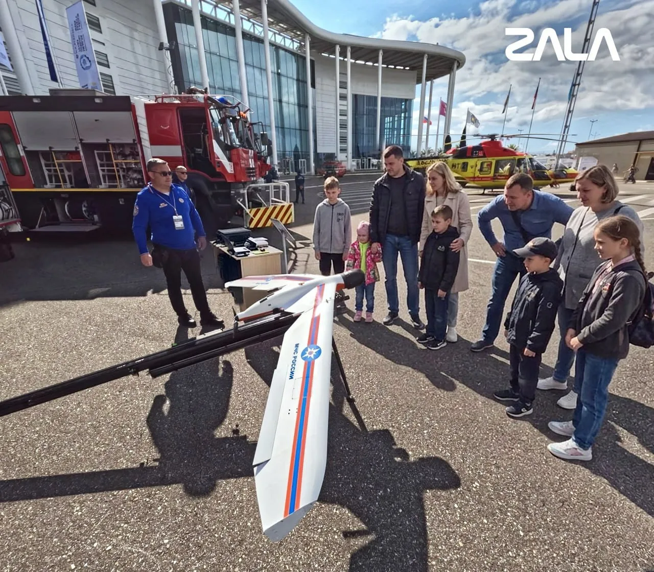 ZALA ZARYA-1M представлен на выставке МЧС в «Сириусе»
