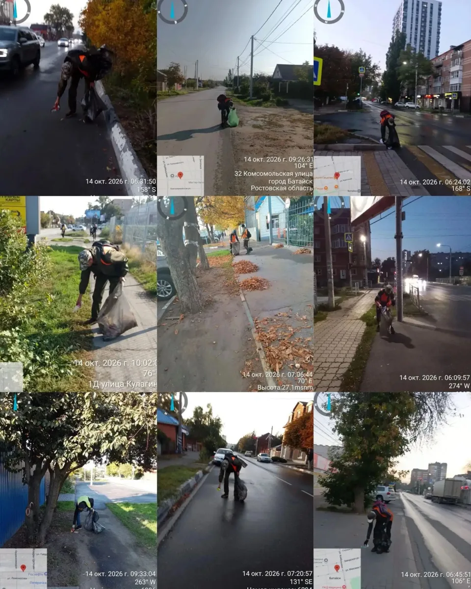 В Батайске продолжается ежедневное содержание улично-дорожной сети