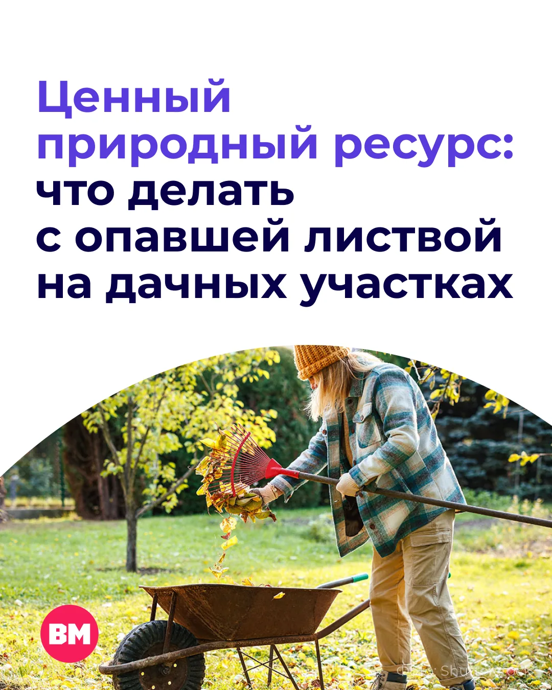 🍂 Осенью участок покрывается листвой, и многие спешат убрать ее в мешки. А зря!