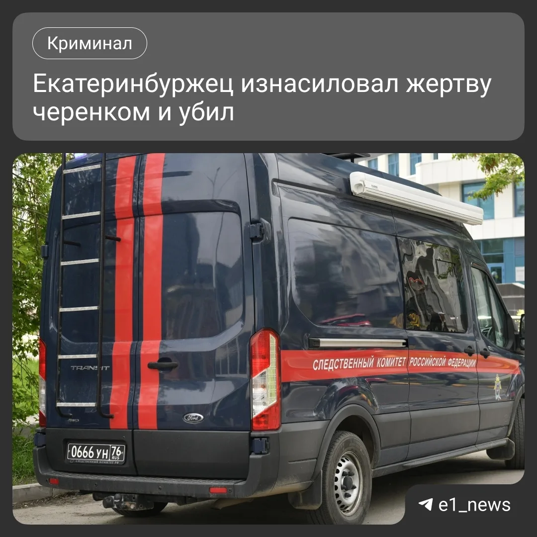 Изнасиловал жертву черенком 🤯