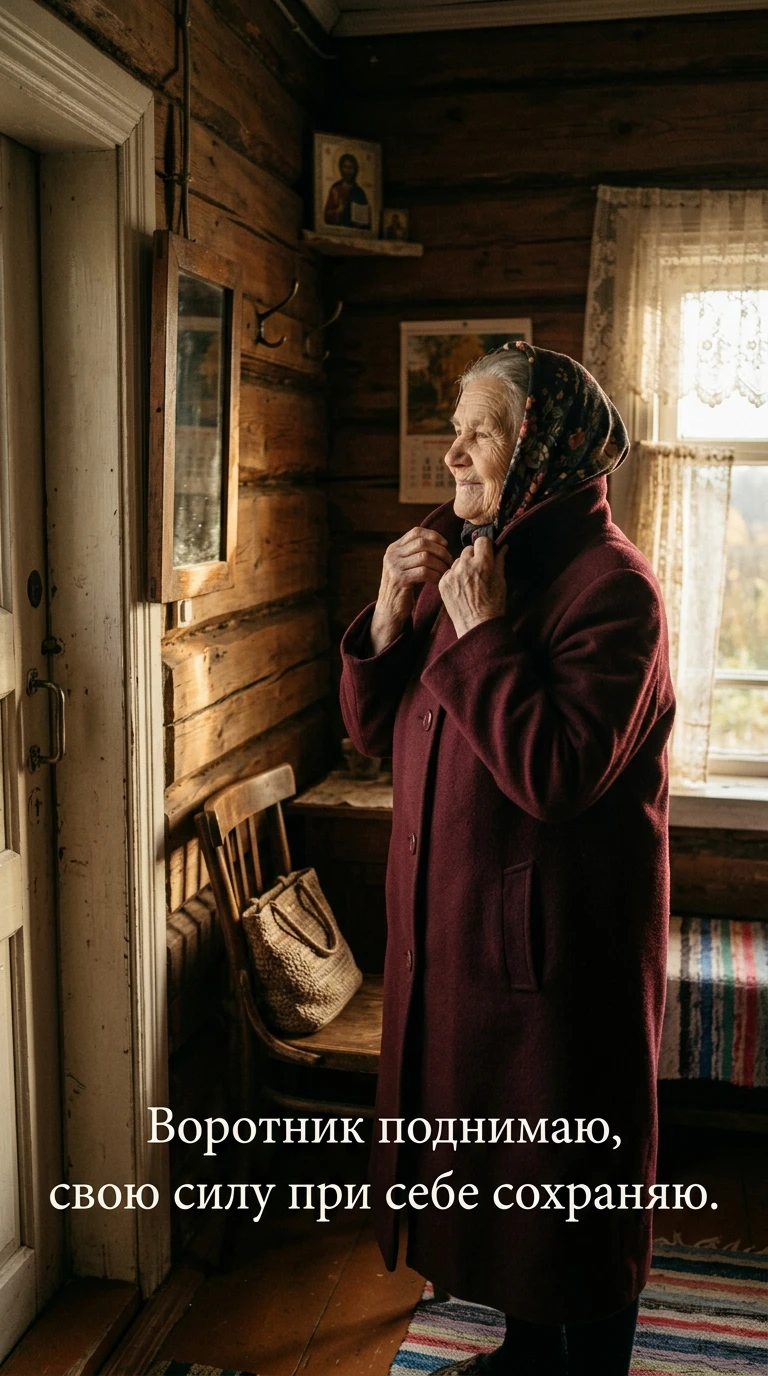 🧥 Теплый воротник: утренний секрет личной защиты 🍂