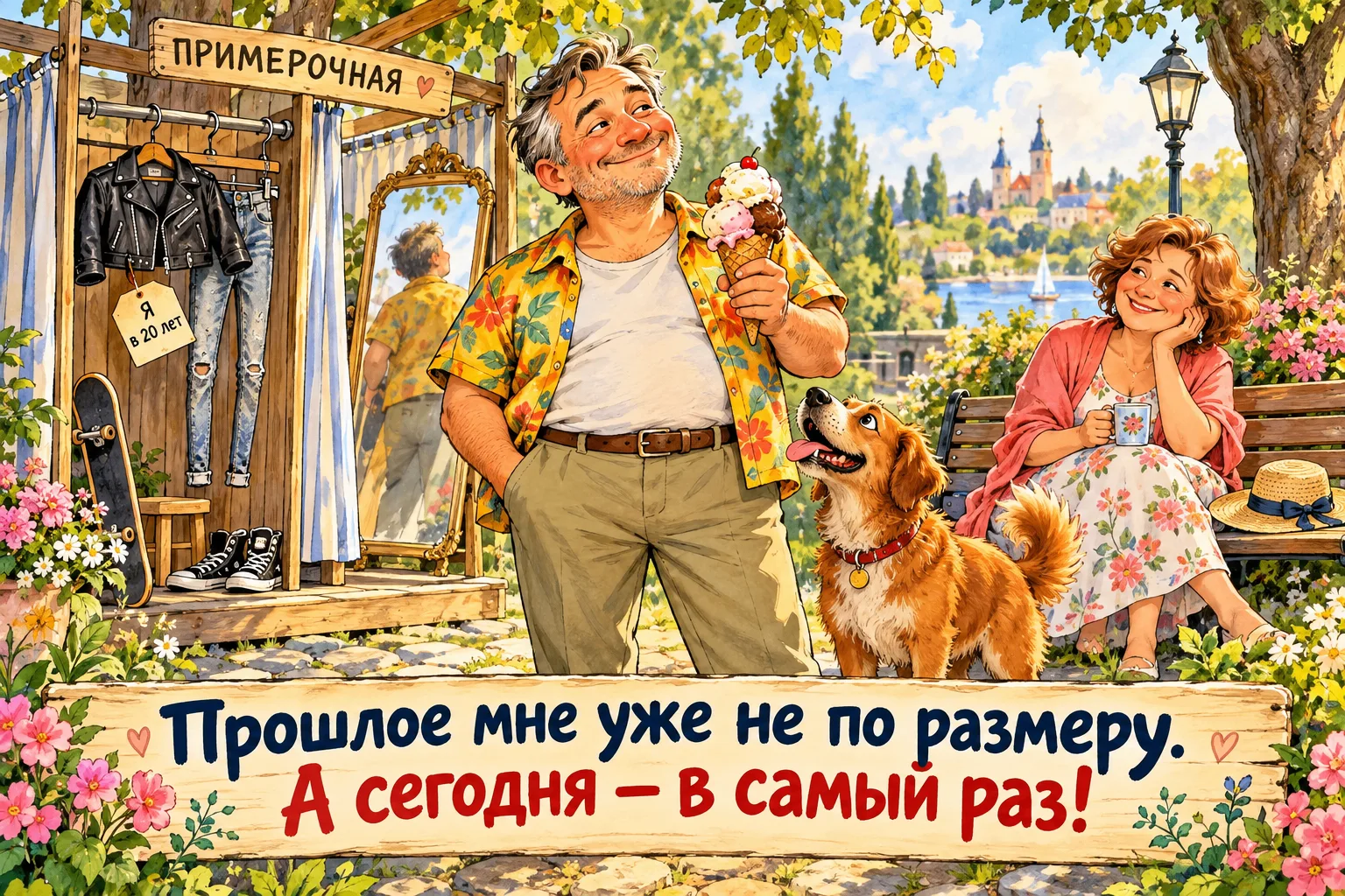 Не примеряй на себя прошлое, его больше нет – ни плохого, ни хорошего.