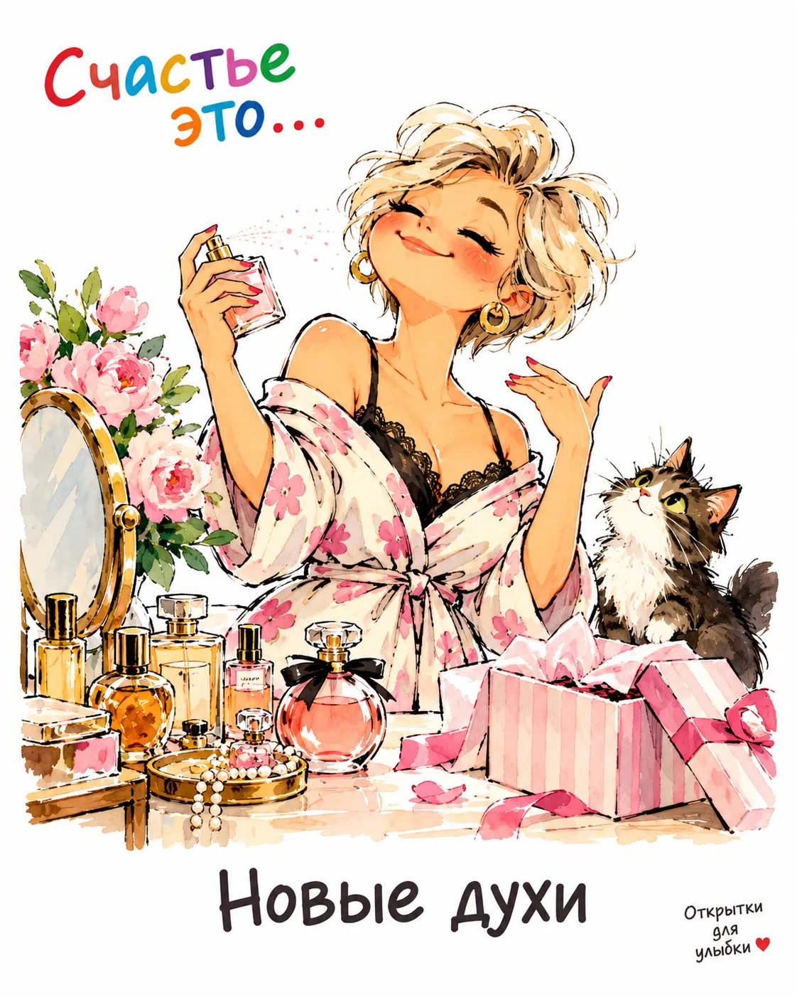 🌸 Иногда для счастья достаточно нового аромата, красивой коробочки и повода побаловать...