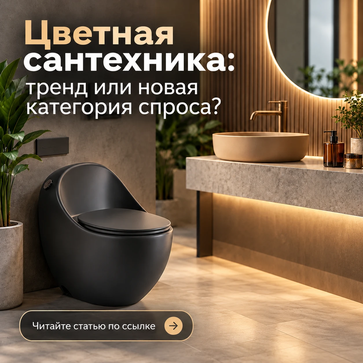 Цветная сантехника: тренд или новая категория спроса?