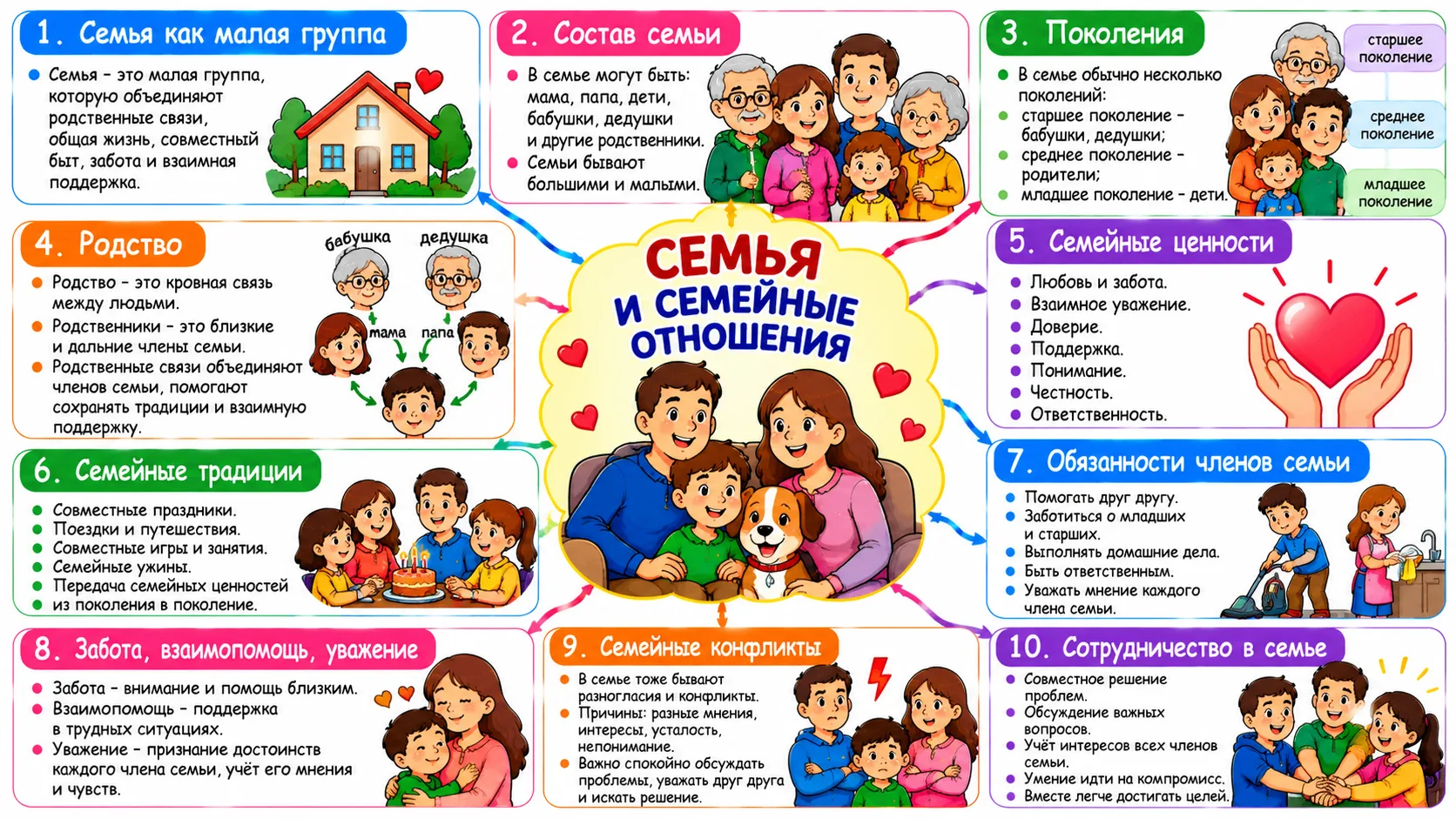 Семья и семейные отношения