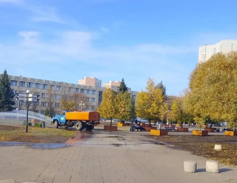 🌳Продолжаем работы по благоустройству общественных пространств. Итоги вчерашнего дня М...