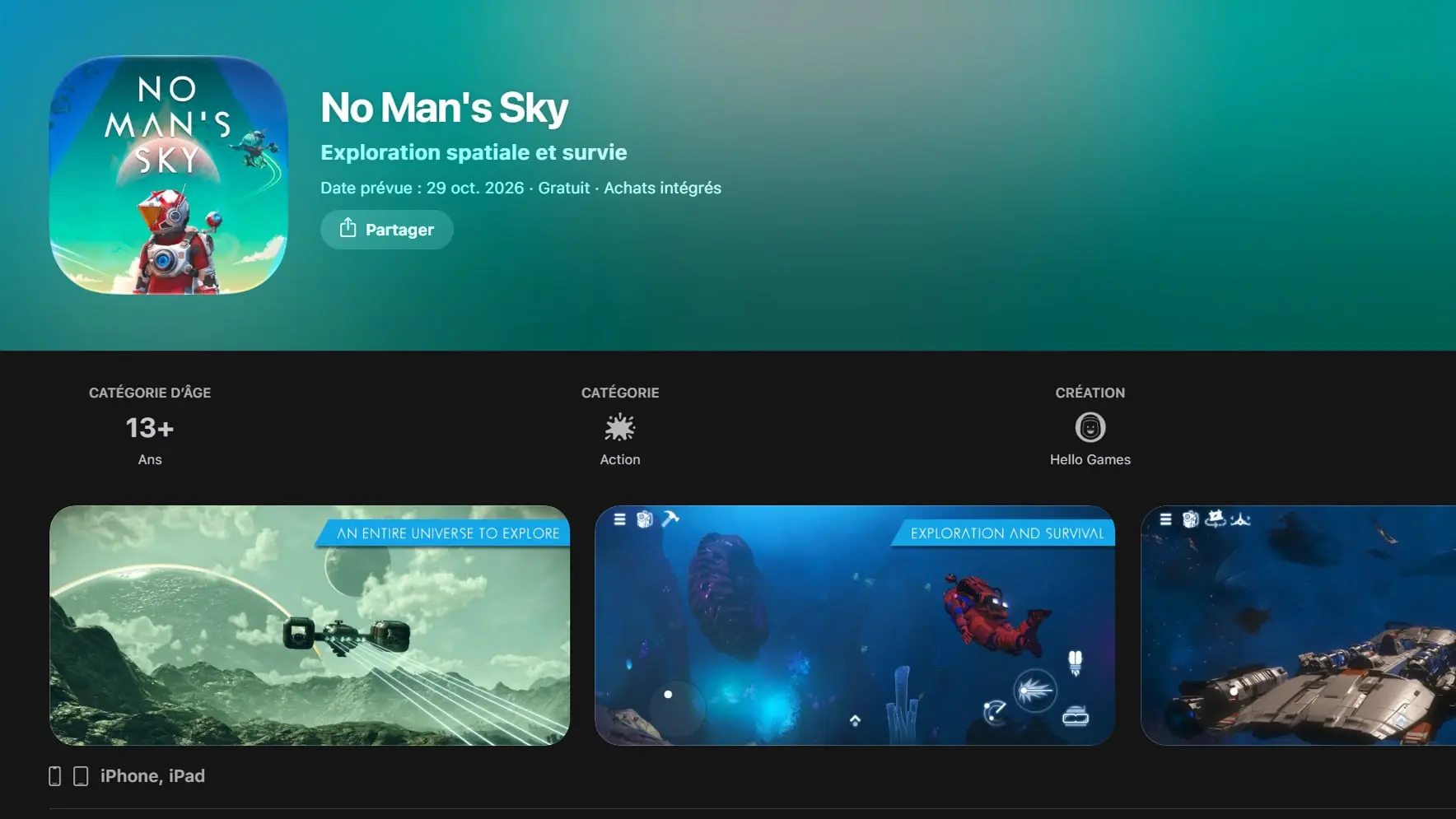 ⚡️ No Man's Sky выйдет на iOS — игра будет доступна даже на iPhone 11