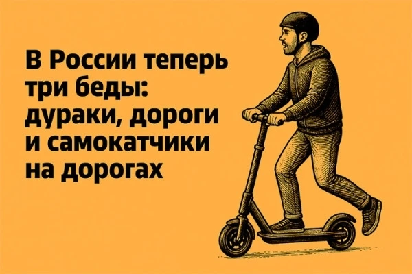 Хочешь встретить неприятного человека? Он или она точно будет ехать на электросамокате!🥲