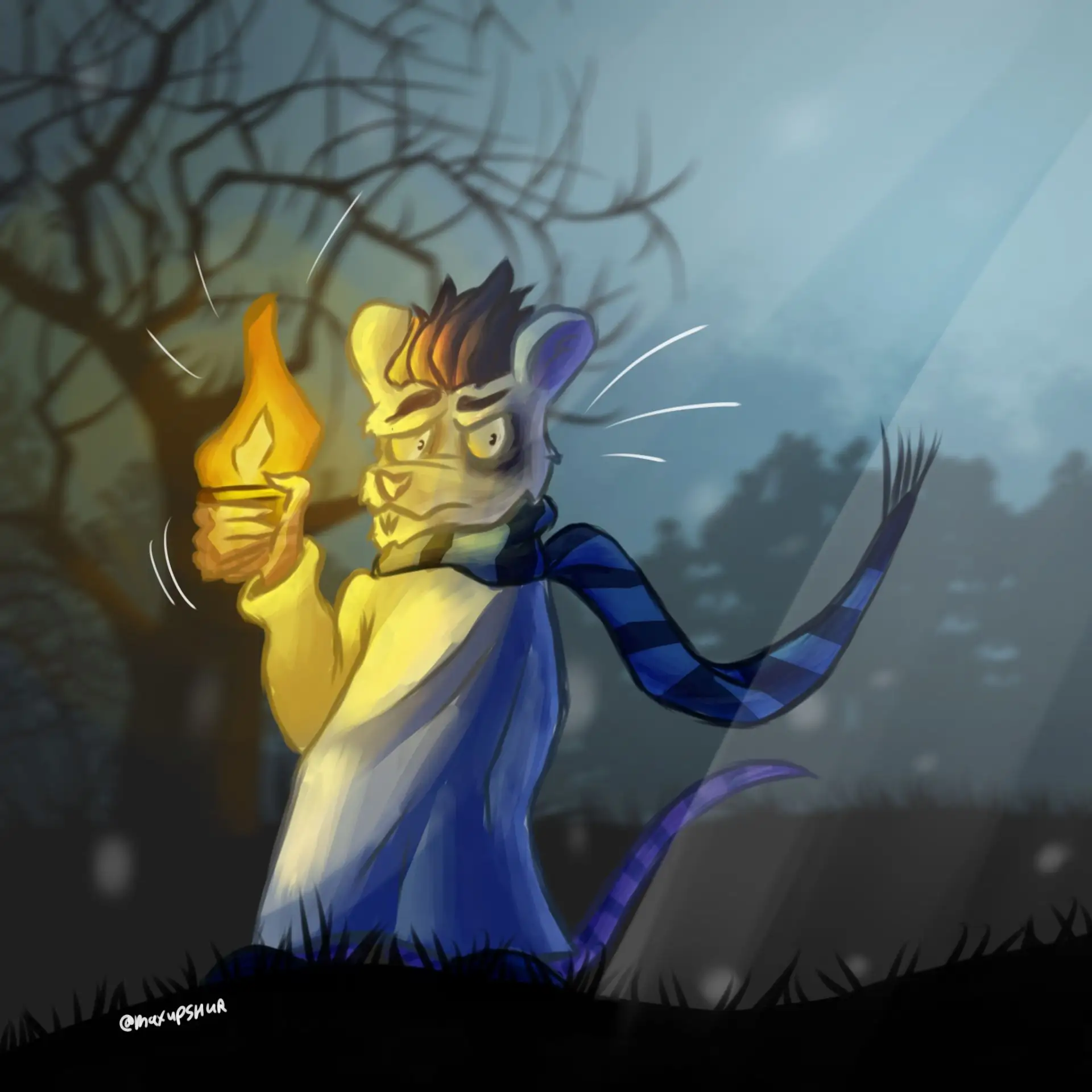 🎨🐾 Фурриризация Жильца из игры "Knock-Knock"