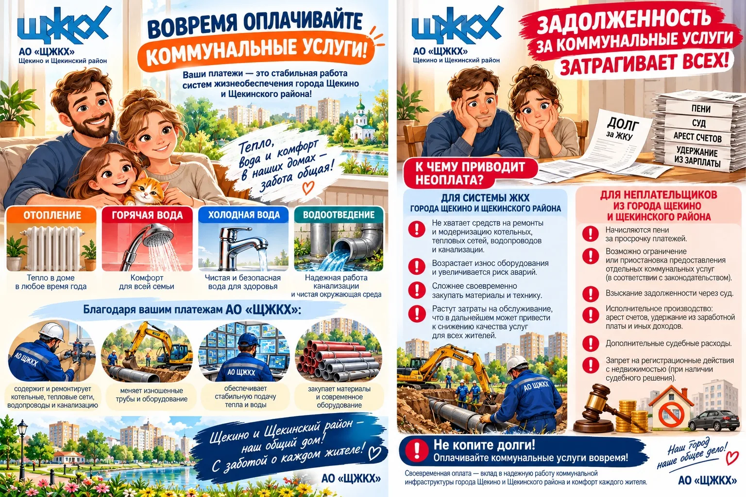 📢 Коммунальные услуги — общая ответственность!