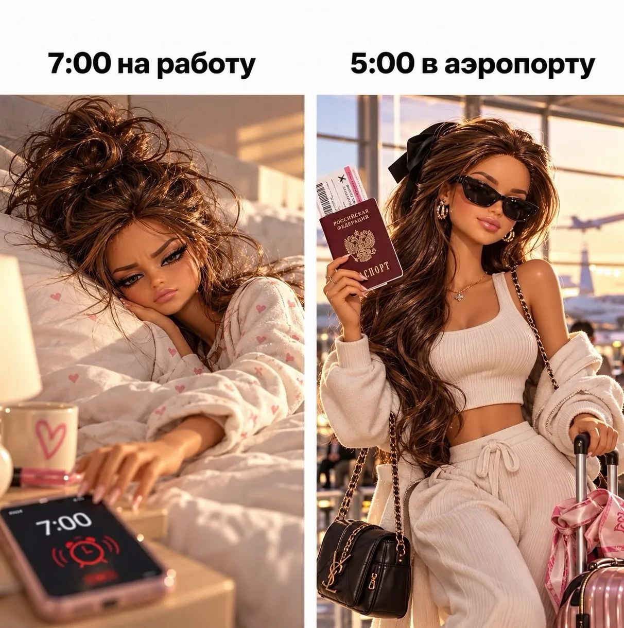 7:00 на работу — будильник звонит, а душа просит ещё пять минуточек сна… 😴