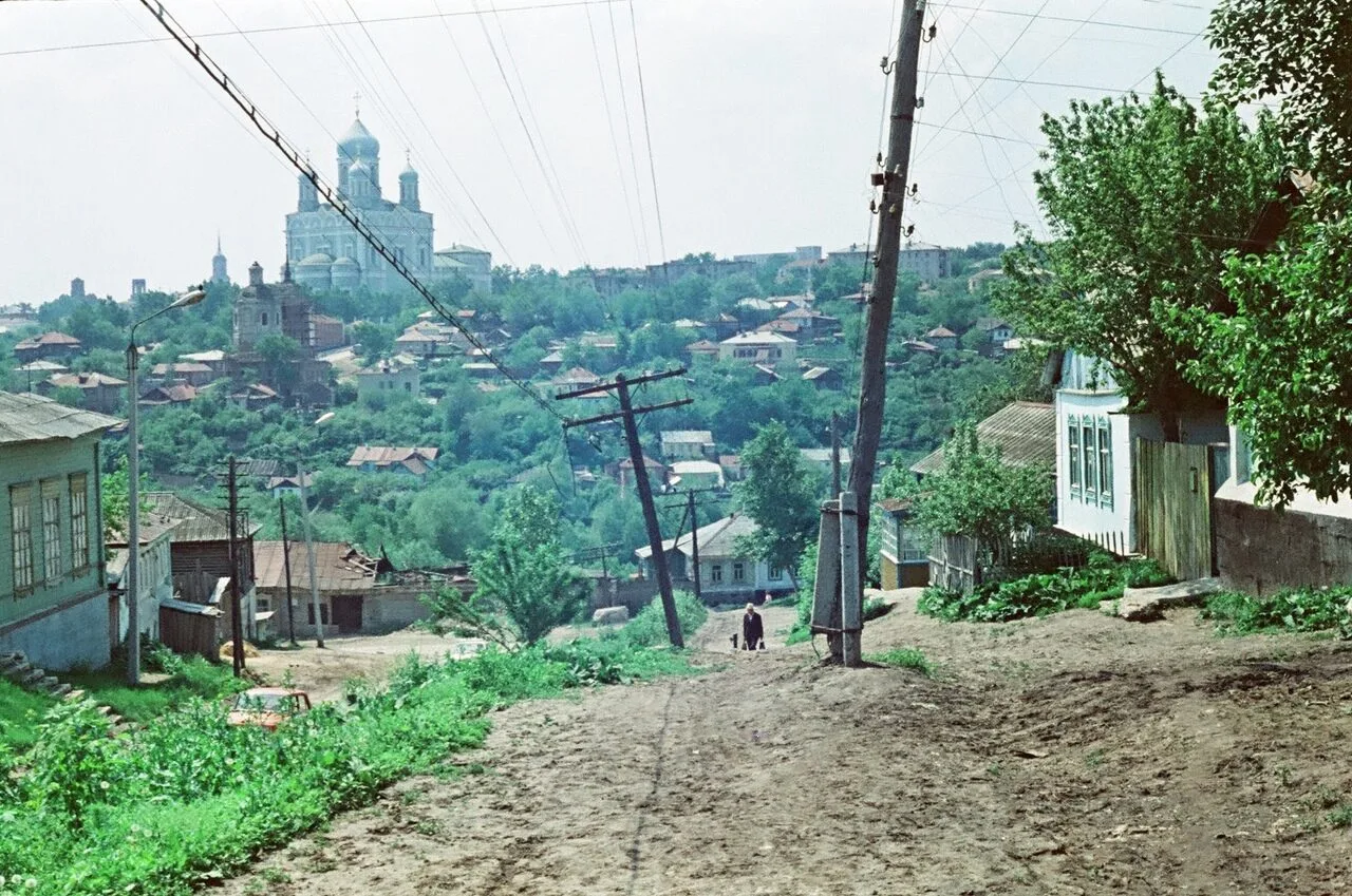 Город-сад, начало 1980-х🌳 Вид с улицы Аргамаченская.
