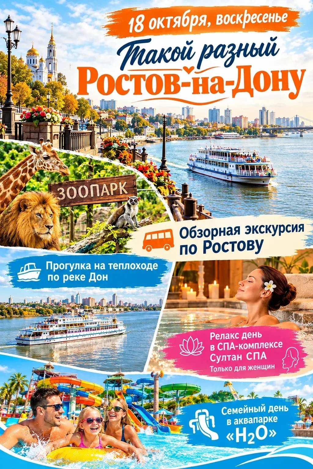 🔥 18 ОКТЯБРЯ: ТАКОЙ РАЗНЫЙ РОСТОВ-НА-ДОНУ — 4 ПРОГРАММЫ НА ЛЮБОЙ ВКУС! 🔥