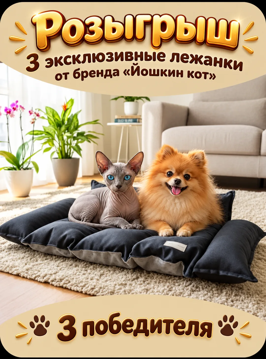 Йошкин кот! Вот это лежанки!