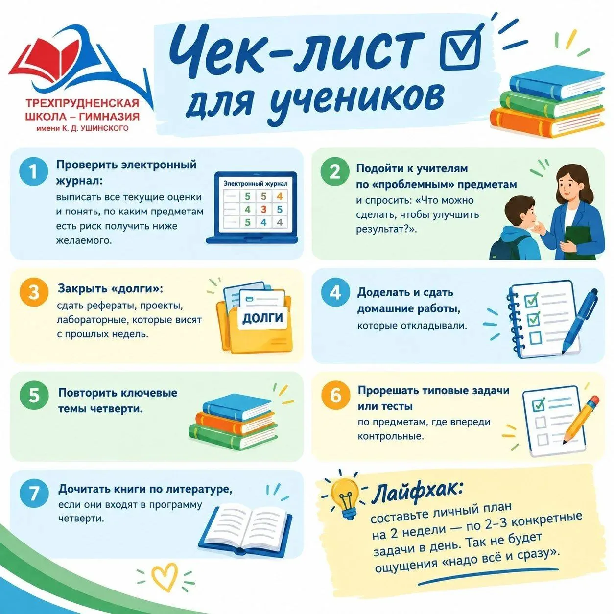 До конца четверти — 2 недели! Что успеть сделать?