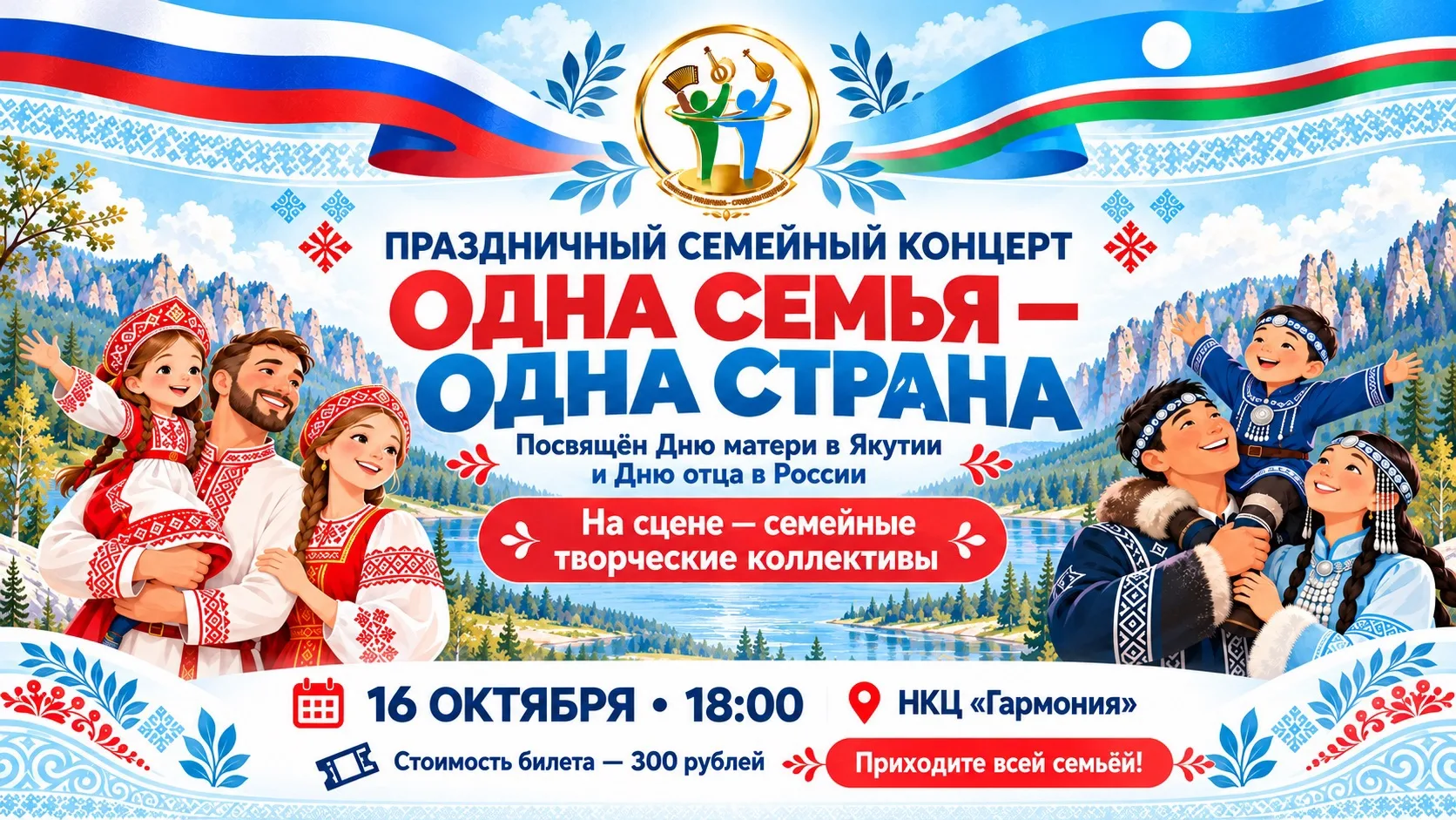 💛 Уже сегодня - «Одна семья - одна страна»!