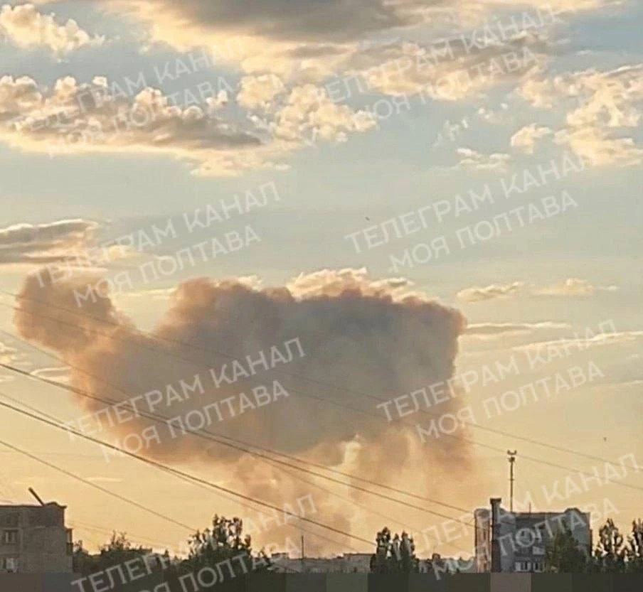🔥 Серия взрывов прогремела в Полтаве, Днепропетровской и Харьковской областях после уд...