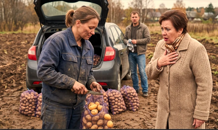 Я все лето вкалывала на даче свекрови. Осенью она пересчитала мешки с картошкой и назва...