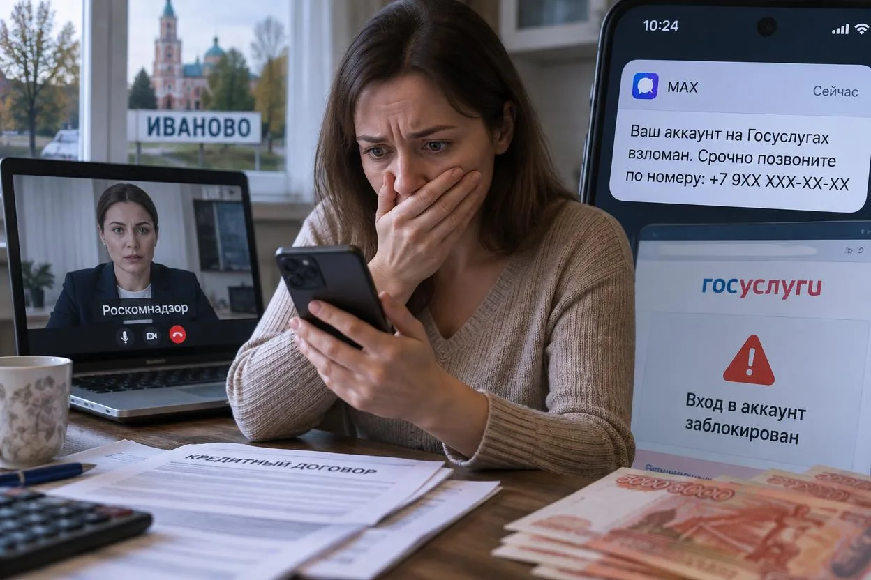 🚨 Мошенники выманили у жительницы Иваново 479 000 рублей