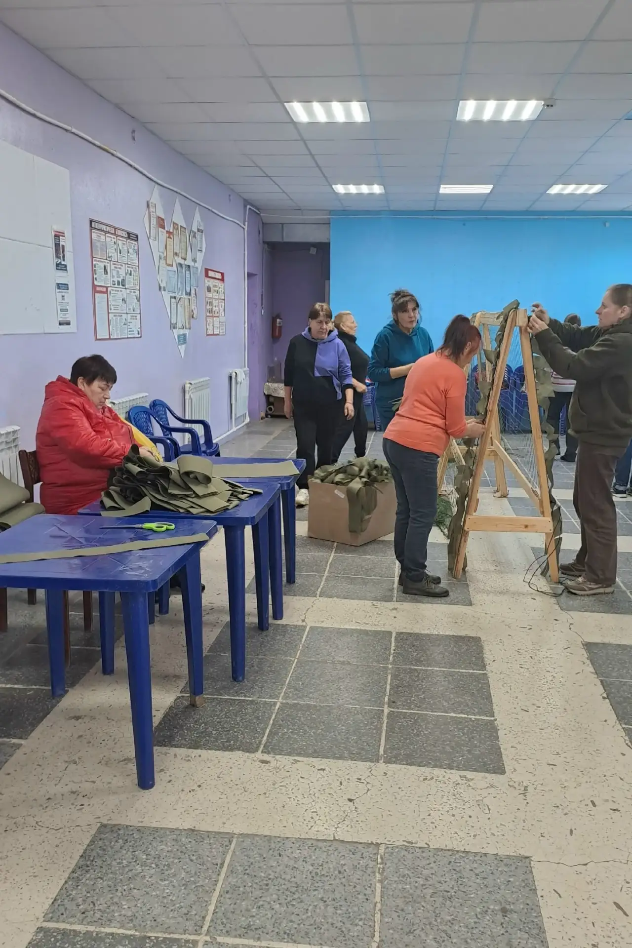 ДЕТИ НАУЧИЛИСЬ ПЛЕСТИ СЕТЬ