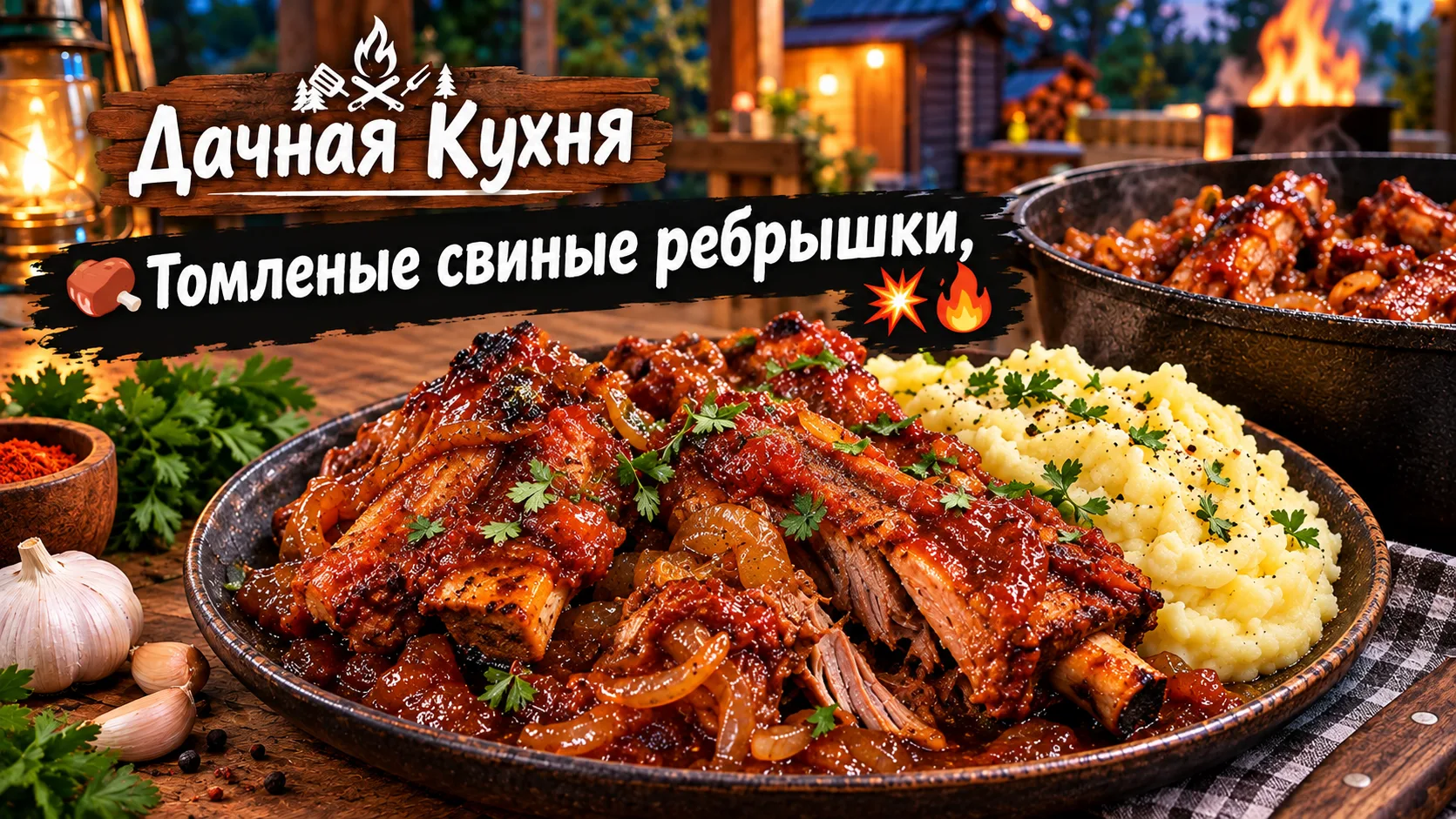​🍖🤤 Томлёные свиные ребрышки.