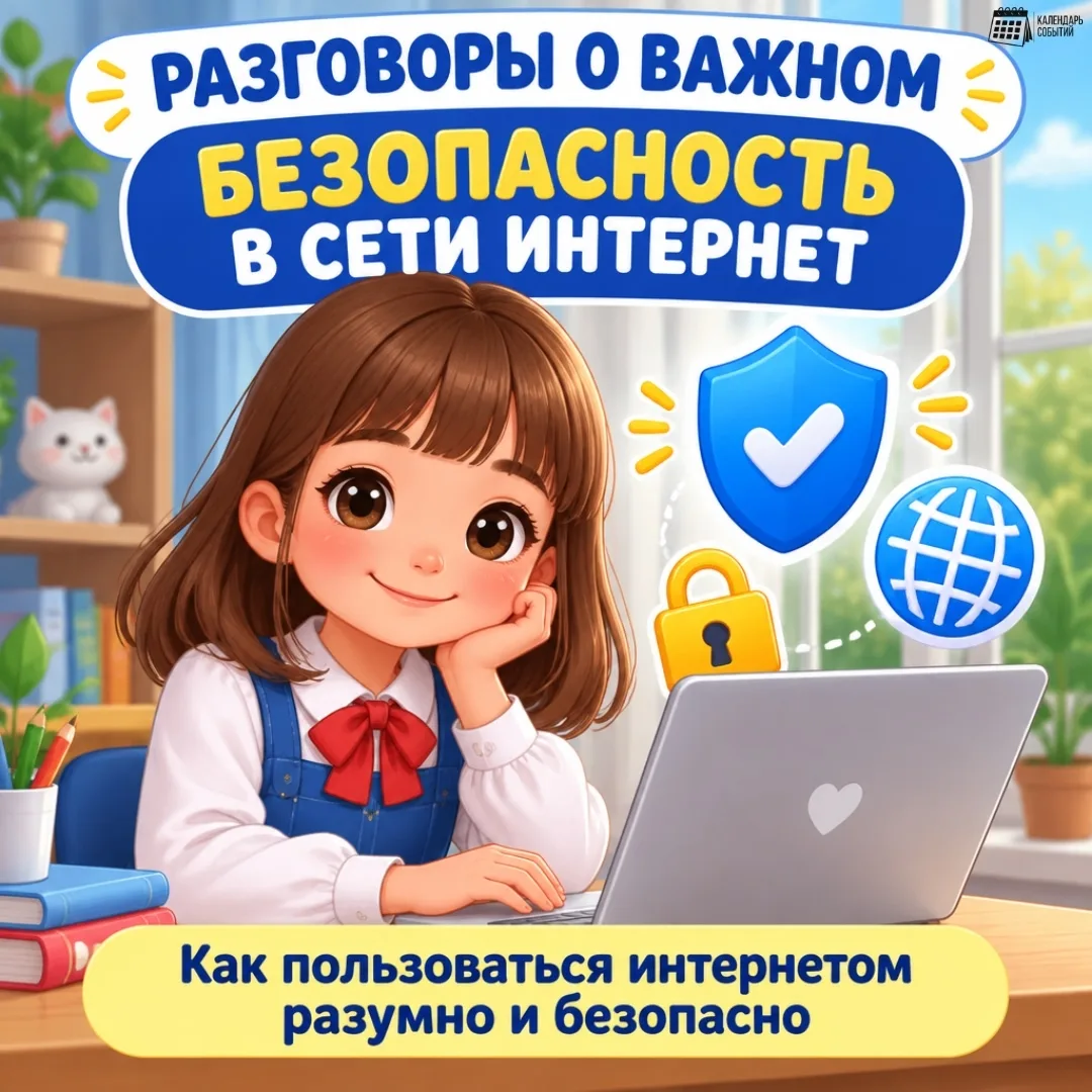 📅 Событие – 12 октября – Разговоры о важном «Безопасность в сети Интернет».