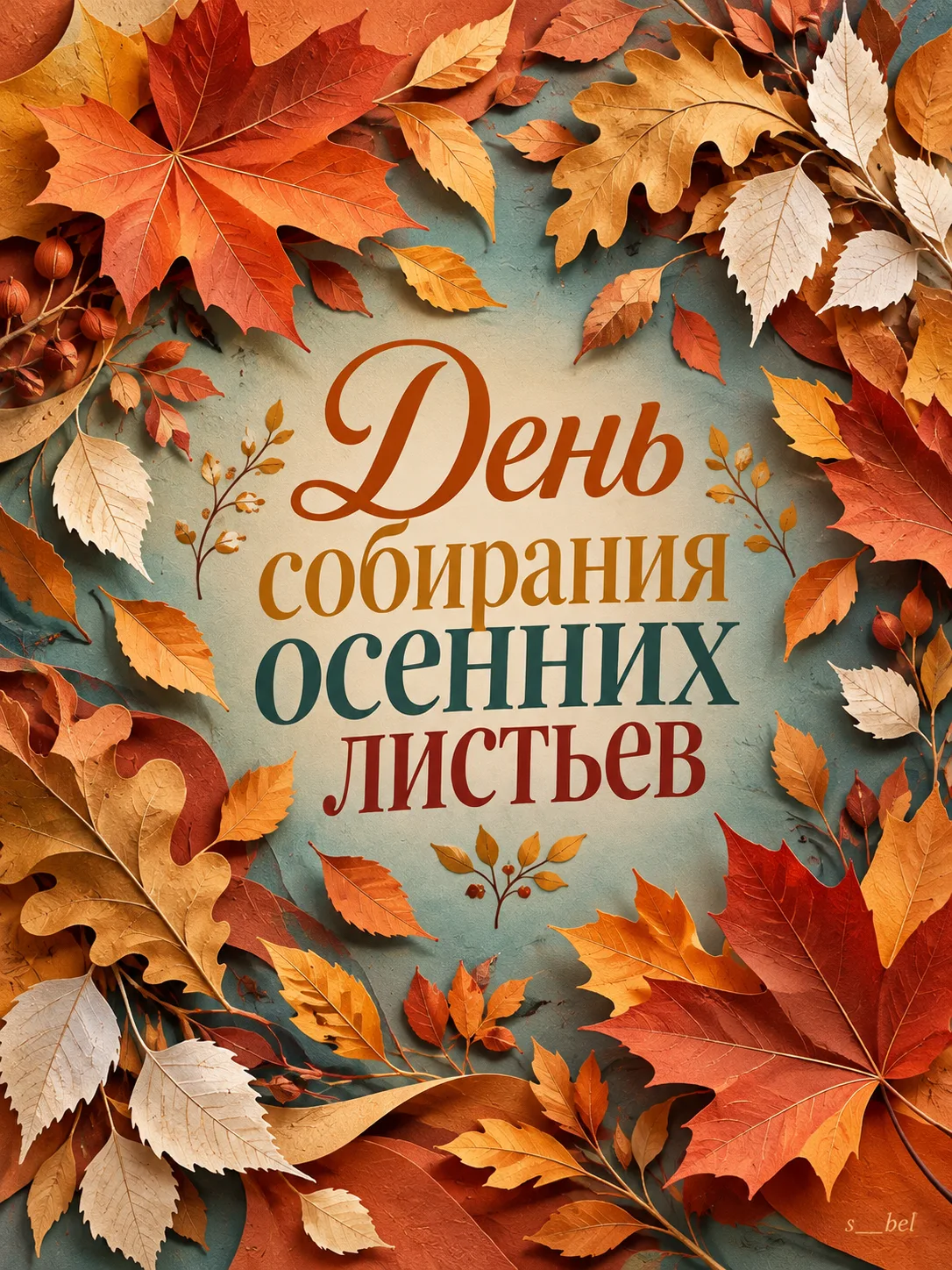 🍁 День собирания осенних листьев