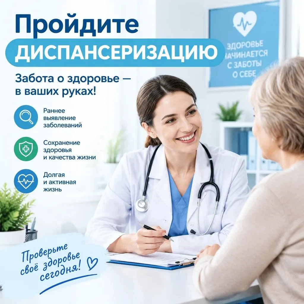 Городская больница № 6 г. Макеевки  приглашает жителей пройти ДИСПАНСЕРИЗАЦИЮ и провери...