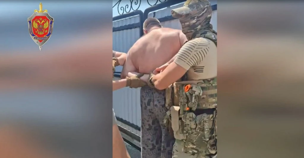 Видео: жителя Гая задержали силовики за незаконное изготовление оружия
