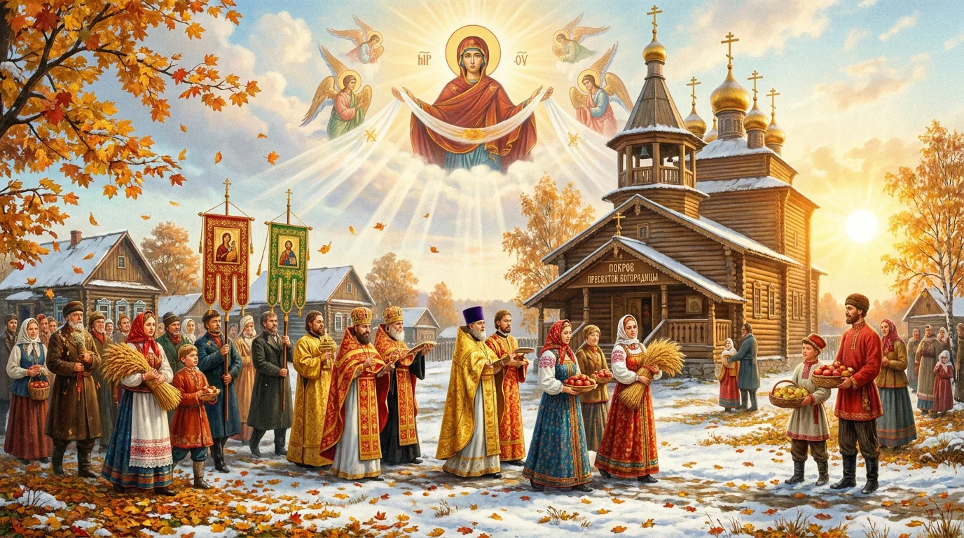 С великим праздником Покрова Пресвятой Богородицы!