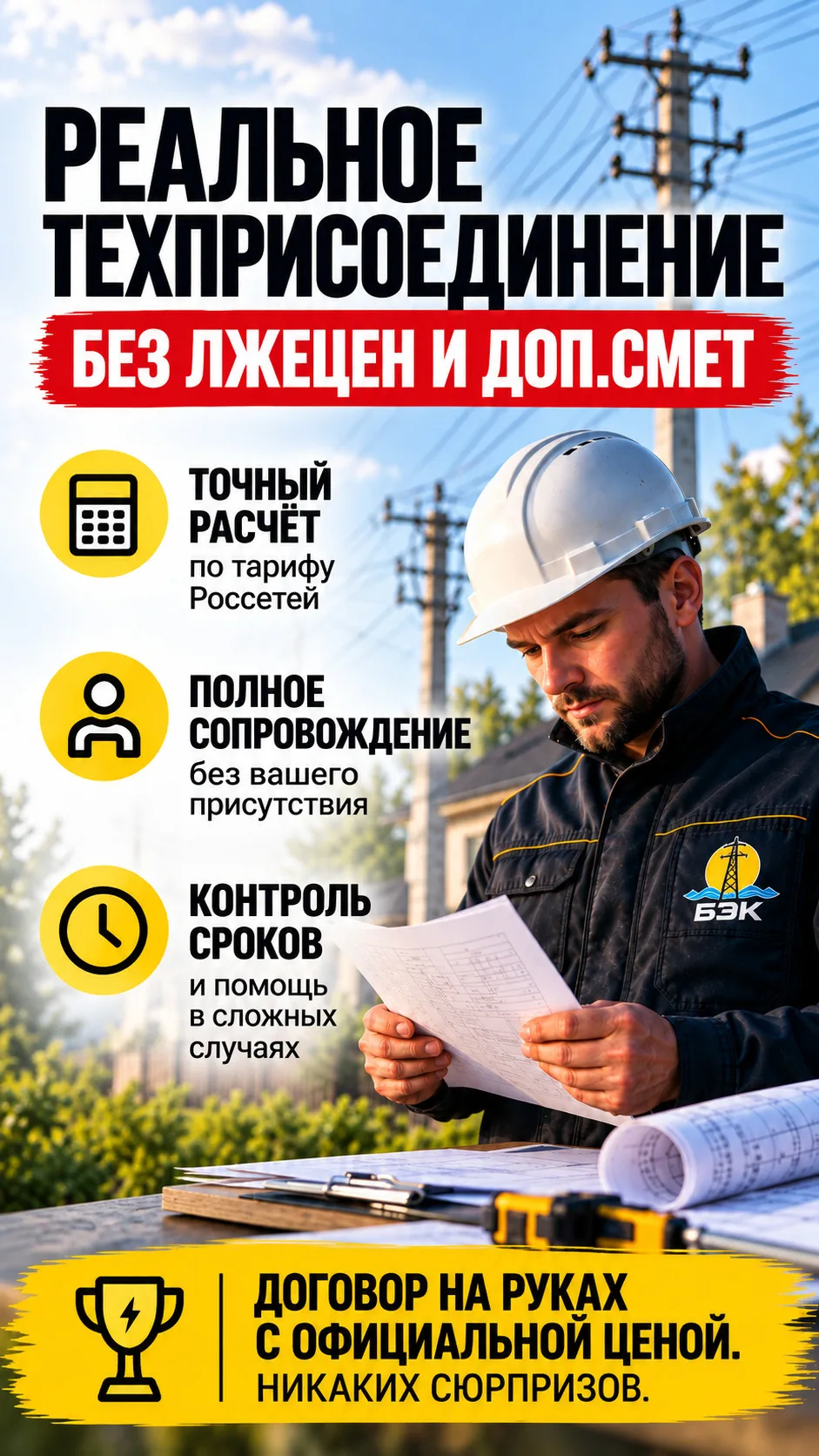 ⚡️ Технические условия на электричество — за 3500 ₽. Без самостоятельного квеста с заяв...