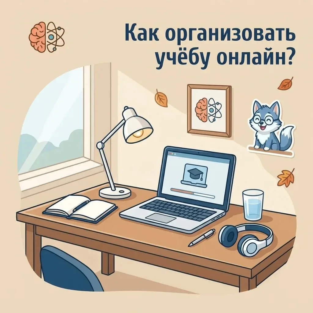 🖥️ Как организовать рабочее место школьника для онлайн-занятий?