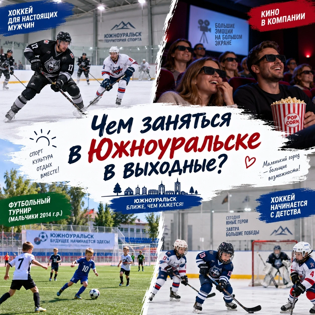 🎉 Выходные в Южноуральске — заряжаемся энергией спорта! 10–11 октября. 💪🍂