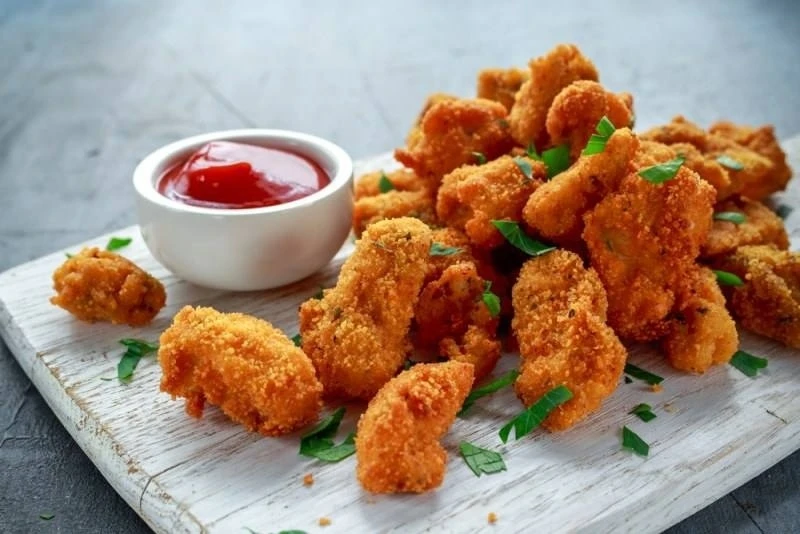 Куриные наггетсы с сыром