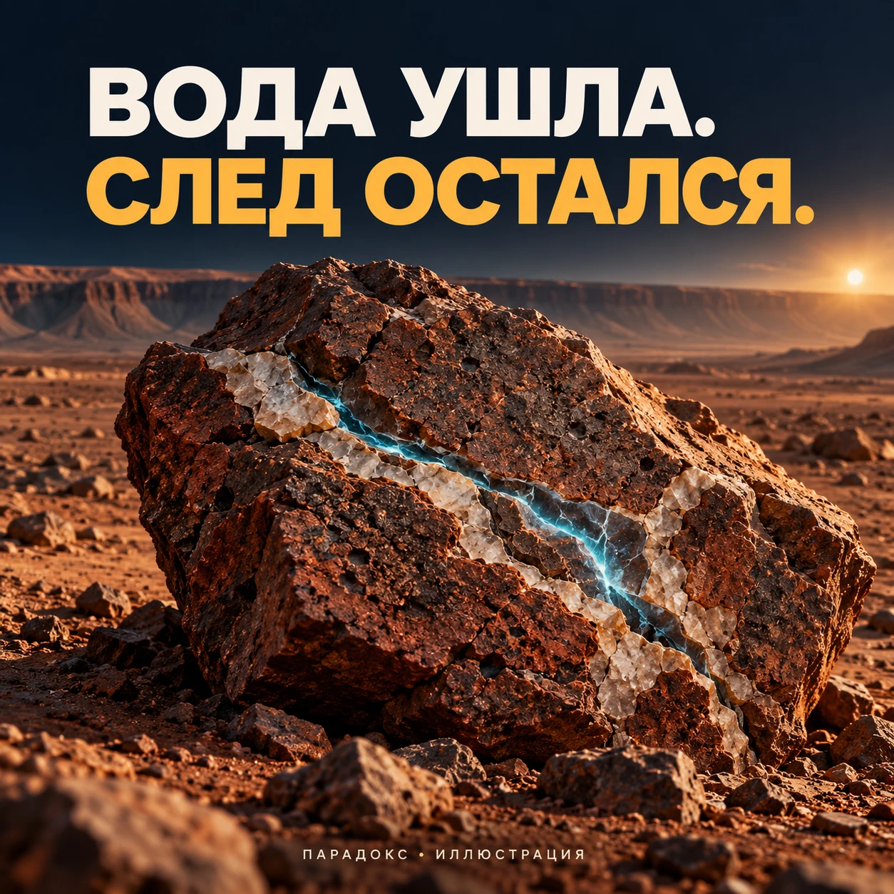 🔴 На Марсе нашли следы горячей воды. Почему это важнее красивых пейзажей?