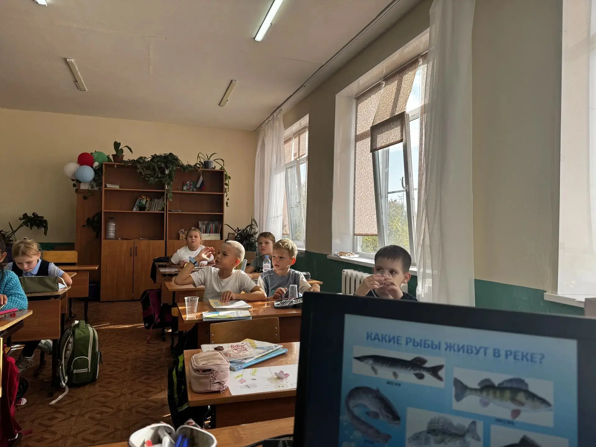 💥Важность рыбы и морепродуктов обсудили в 1 классе.🐠