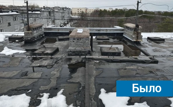 ✅ В Апатитах завершен капремонт крыши дома №7 на улице Козлова