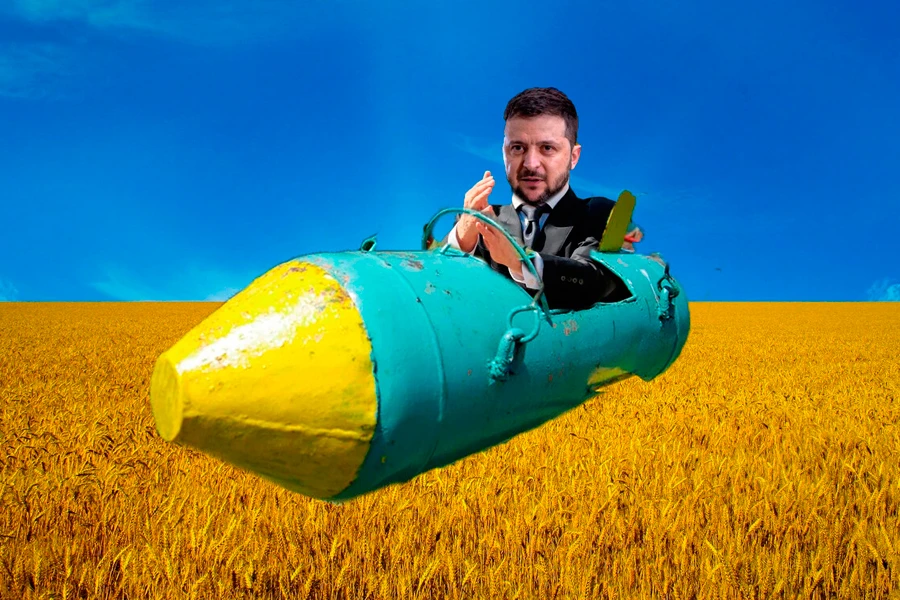 Помниться, Владимир Зеленский обещал к нам прилететь "на ракете".
