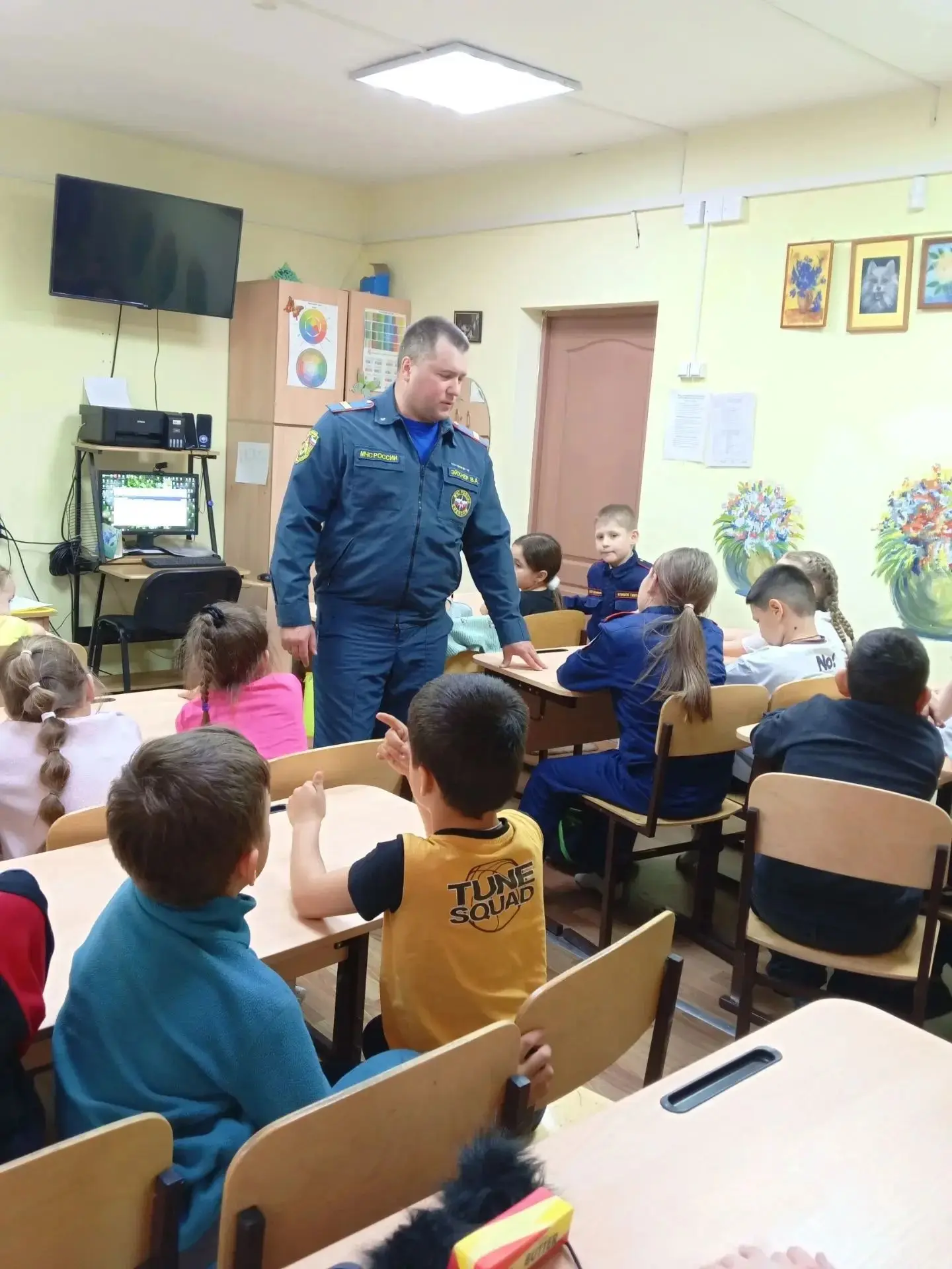 14.октября в клубе «Звёздный» старшим пожарным ЗПСЧ 1ПСО ФПС ГПС ГУ МЧС России по Иркут...
