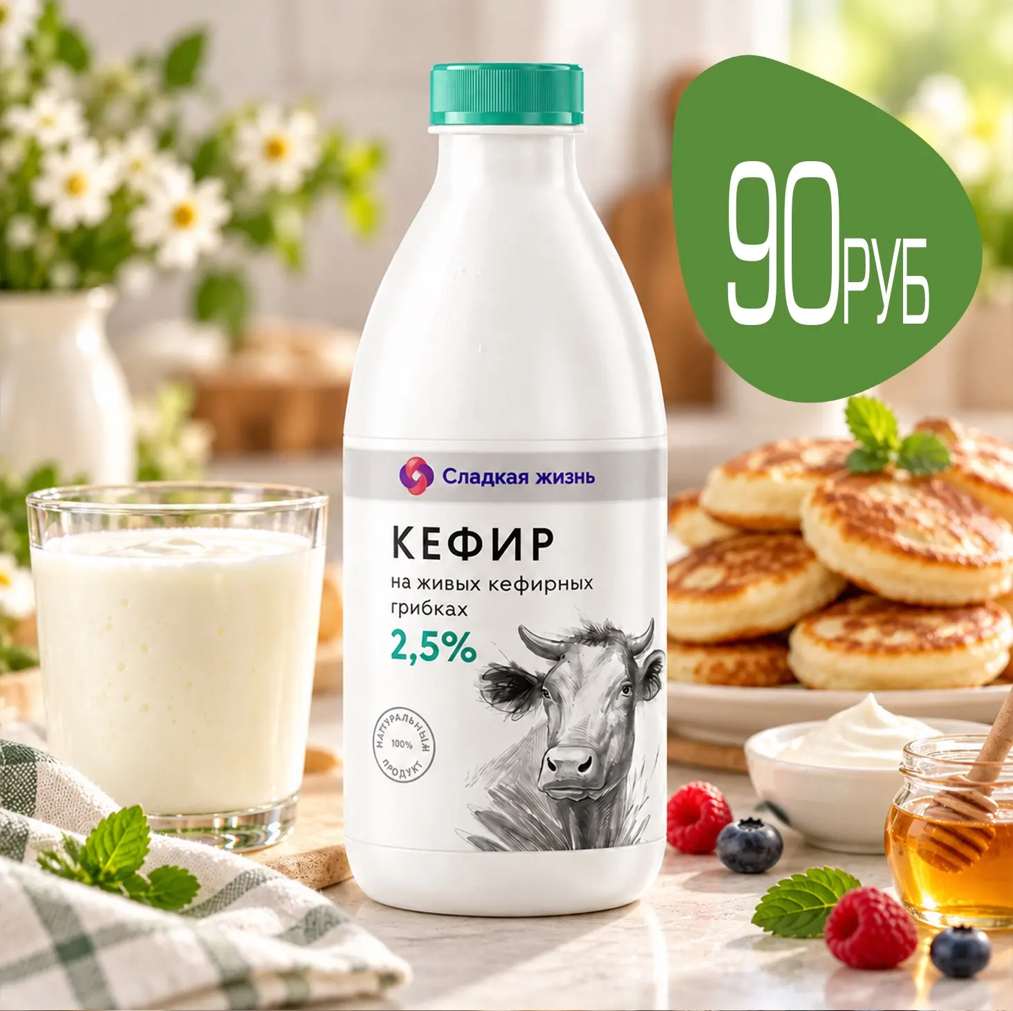 Два ингредиента. И это весь список! 🥛