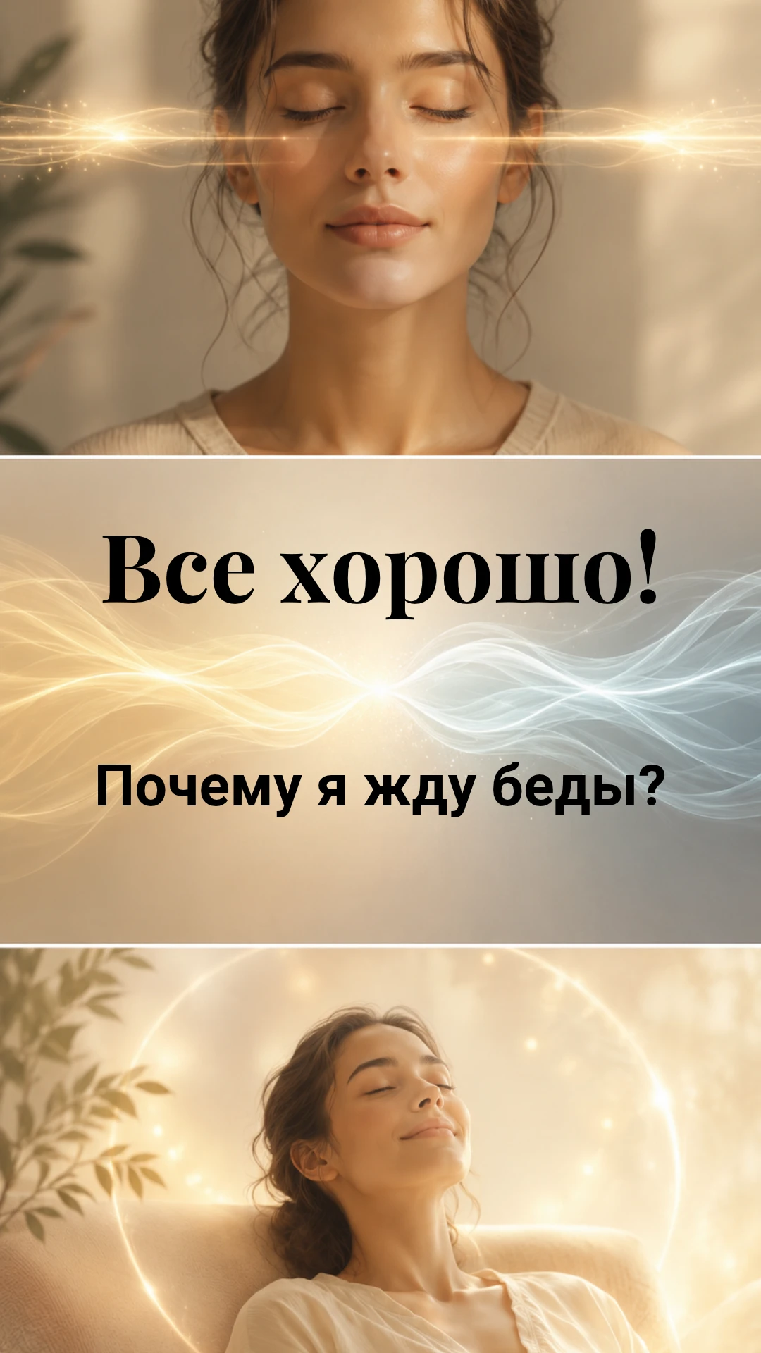 Всё хорошо. Но почему я жду беды?